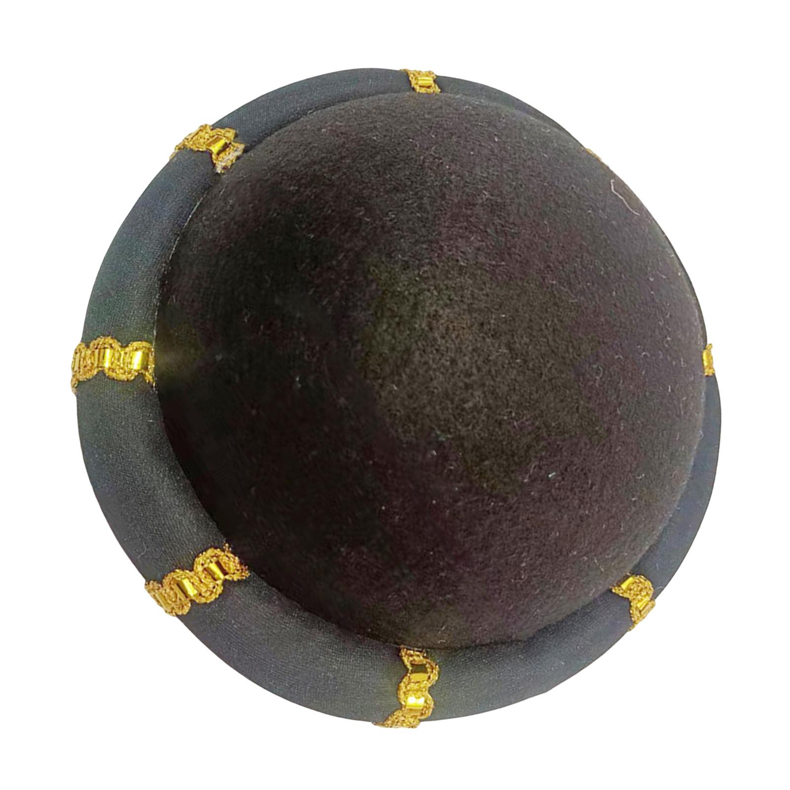 

Стиль Королевской гвардии Арабская шляпа Элегантная вышитая шляпа Шляпа для культурного праздника для ценителей культуры чёрный