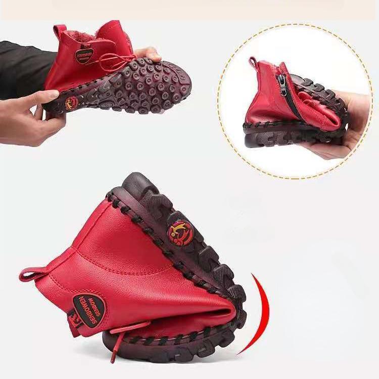 Leder Damenschuhe Damen 2022 New Beef Tendon Freizeitschuhe mit weichen Sohlen Leichte, rutschfeste Damenschuhe