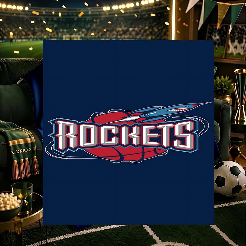 Rockets Basketball Team Blanket Lightweight Flannel Bedding Blanket Perfect for Travel, Camping, Living Rooms, Offices, Sofas, Fan Christmas gift