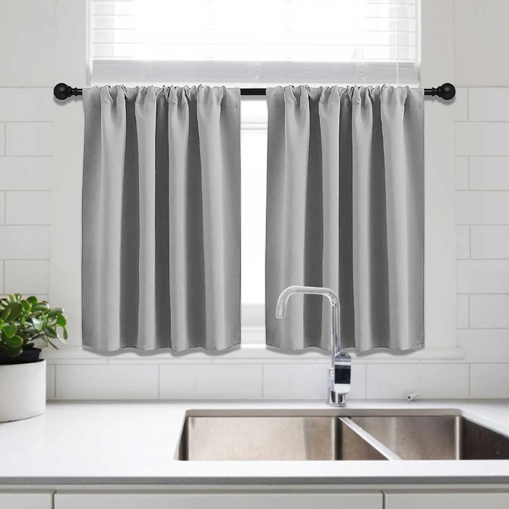 Okenní Krátké Záclony Materiál s Vysokou Hustotou Poloviční Krátké Záclony Vhodné Pro Malé V Ložnici, Jídelně, Kuchyni A Koupelně