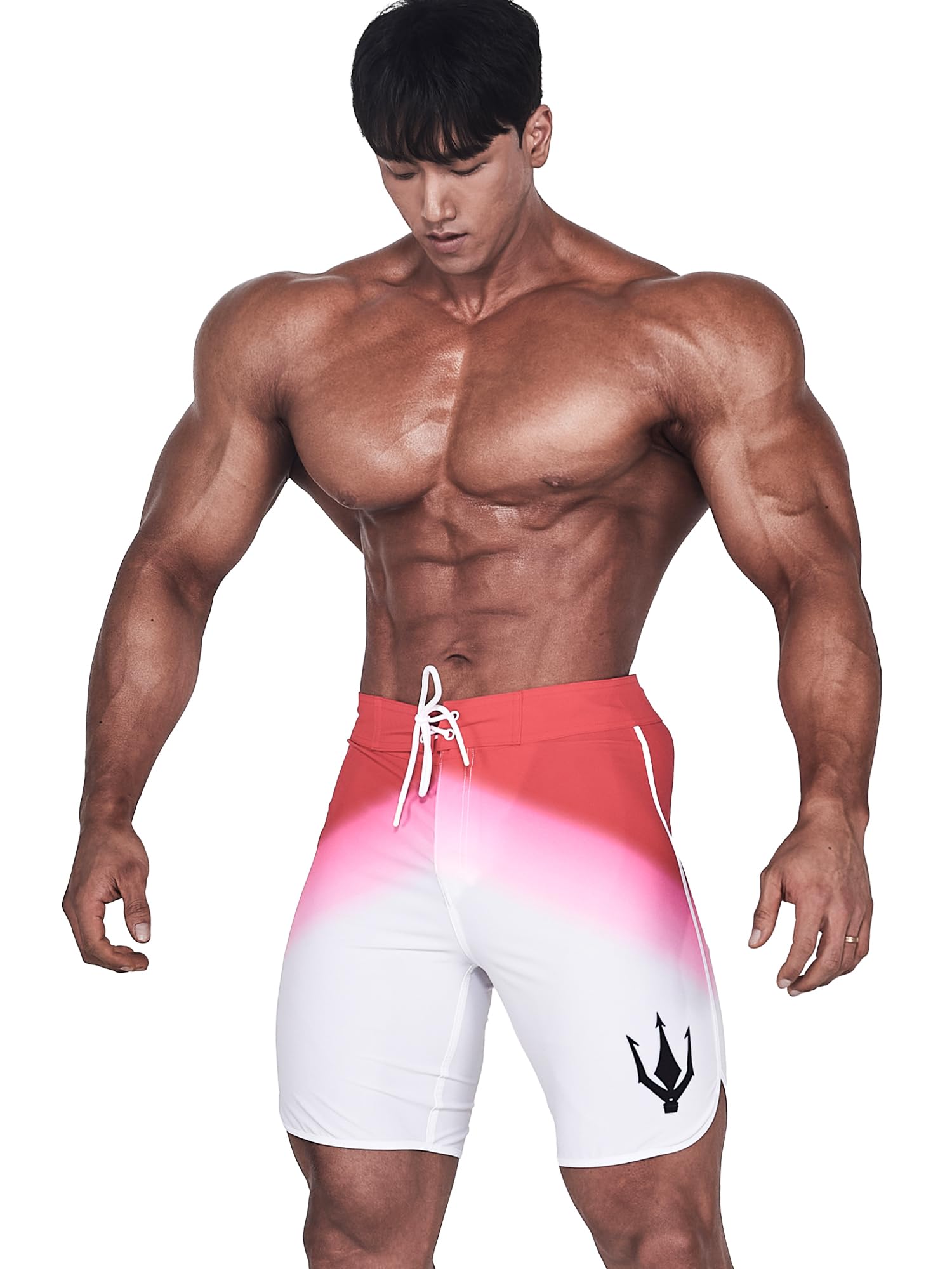 

FIED IFBB 16 Inch Physique Board Shorts Posing Trunks Competition Swimming Summer NPC Number [FIED] Men s (JP, Size, 26, Pink) [Item] розовый