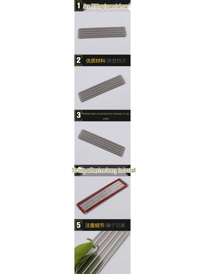 XT6 Stainless Steel Pedal Sequins: Decorative Brake, Accelerator & Rest Pedal Stickers for 19 Models