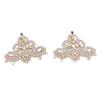 2pcs Embroidery Applique Crystal Rhinestone Patches  For Clothing Accessories
