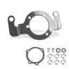 LOOBOR Air Filter Support Cab Support Bracket Replacement for Harley Big Twin/Twin Cam 1993-2017 (Chrome)