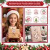 Christmas Party Creative Paper Gift Tags Hanging Tags Party Decoration Supplies