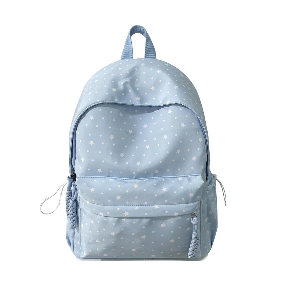 Schoolbag Japanese ins Small Fresh Backpack Women's Large Capacity Mori School Style Student School Bag Casual Printed Backpack
