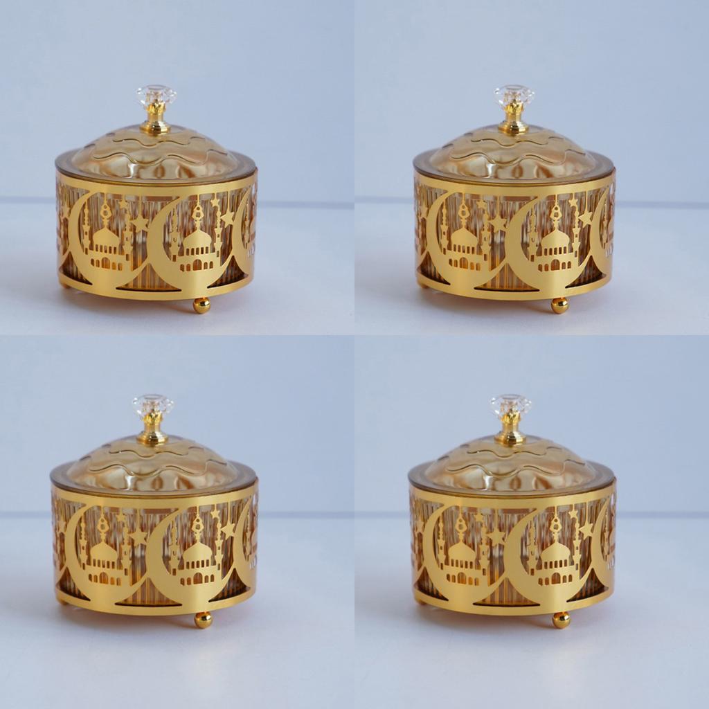 Taca na słodycze Motyw festiwalowy Eid Talerz ekspozycyjny Taca do serwowania słodyczy Metalowa faktura na spotkania domowe i dekoracje świąteczne