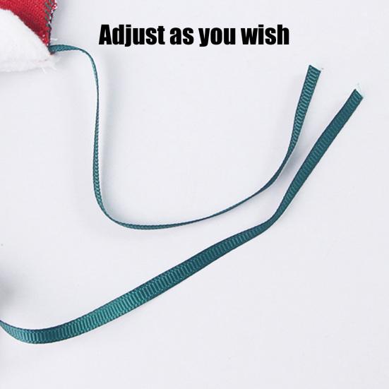 Pet Hamster Cape Red White Small Animals Christmas Outfit for Rabbit Guinea Pig Parrot African Greys Parakeet Cockatiel Cosplay Accessories