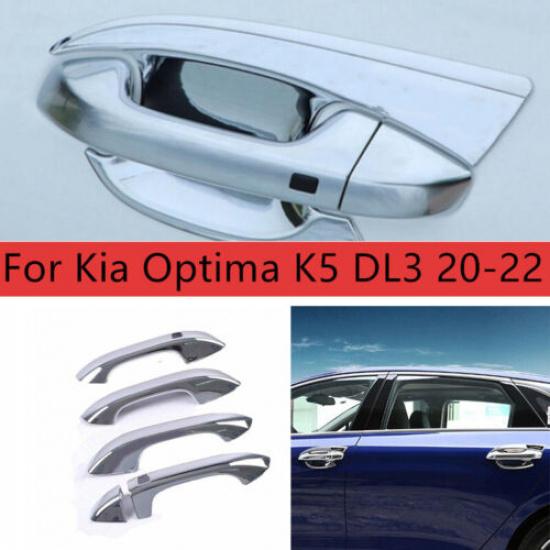 Chrome Exterior Car Door Handles Cover Trim for Kia K5 DL3 Optima