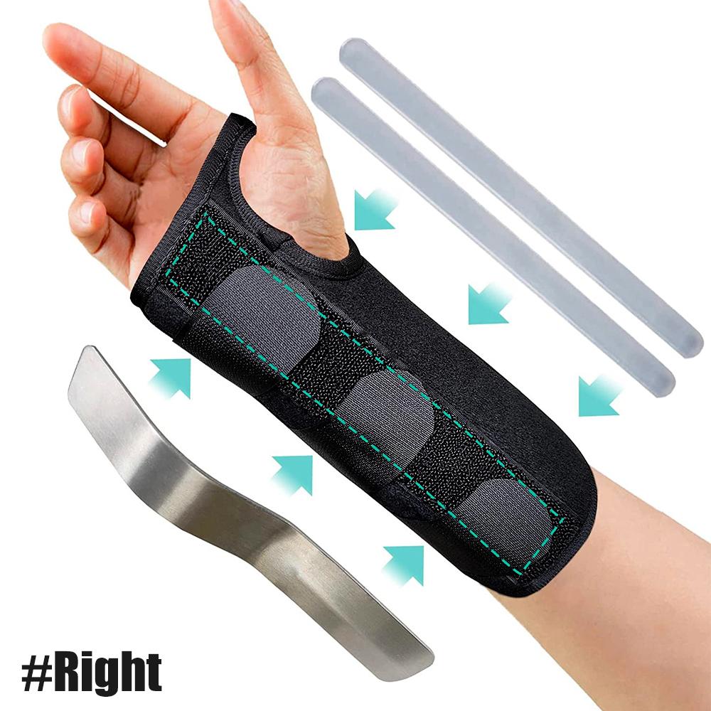 

Durable And Safe 1Pc Wrist Brace For Carpal Tunnel Relief /Adjustable Night Wrist Support With Splints For Relief Injuries Pain Sprain Tendonitis