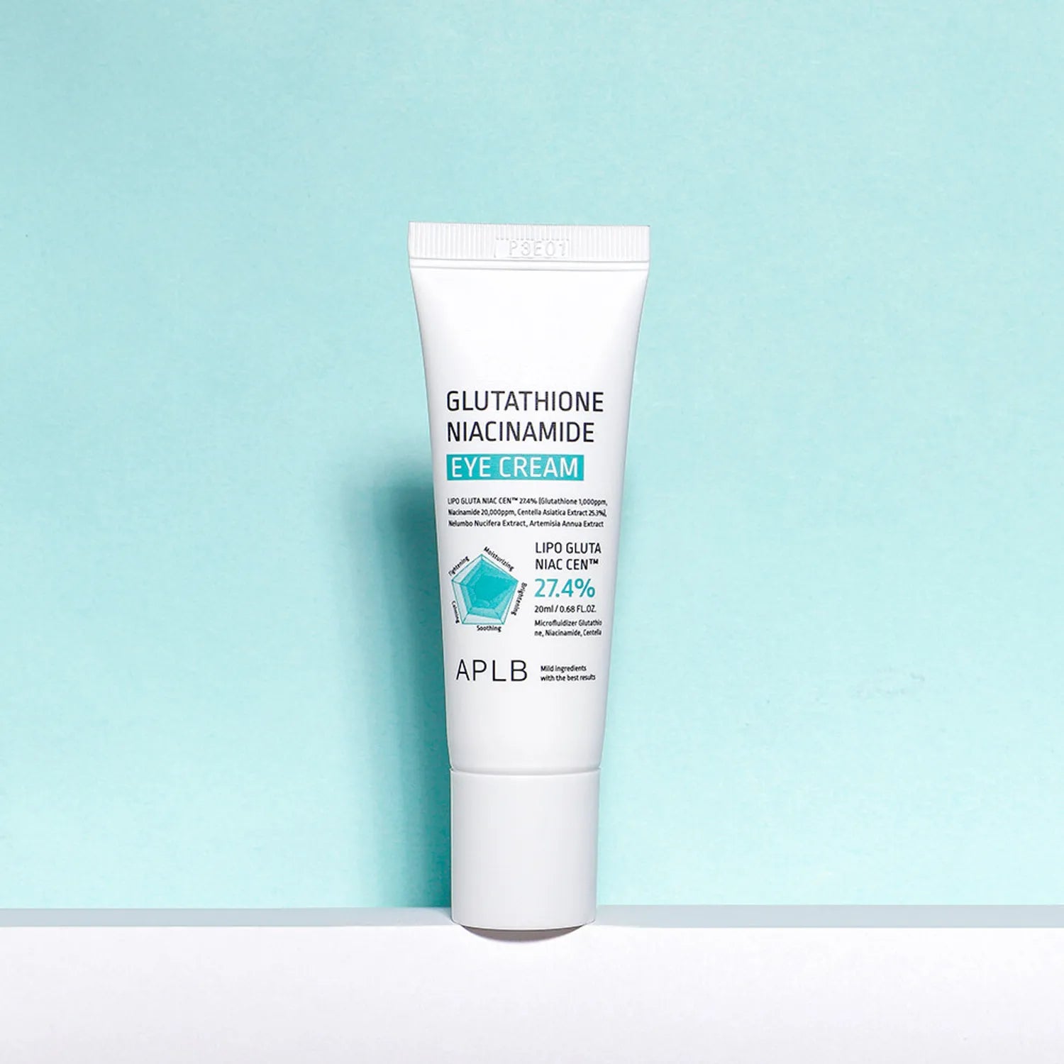 APLB GLUTATHIONE NIACINAMIDE EYE CREAM 20ml | Presenting Hydrated Texture, Brightening, Smoothing Texture 20ml