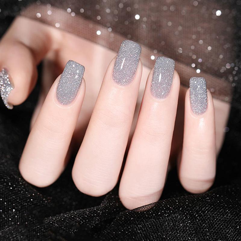 8ml Glitter Gel Nail Polish Soak Off Uv Led Gel Varnish Nail Art Manicures