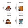 Coffee-Themed Butterfly Clasp Brooch: Anti-Exposure Waist-Fixing Enamel Pin for Women