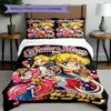 Zestaw 3 poszewek na kołdrę (1*Poszwa na kołdrę + 2*Poszewka na poduszkę, bez rdzenia), Pościel z nadrukiem Sailor Moon, Wystrój sypialni, Na każdą porę roku, Prezent urodzinowy
