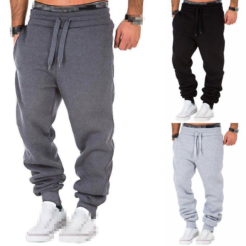 Men's Cotton Blend Jogger Sweatpants With Elastic Waist And Adjustable Drawstring
