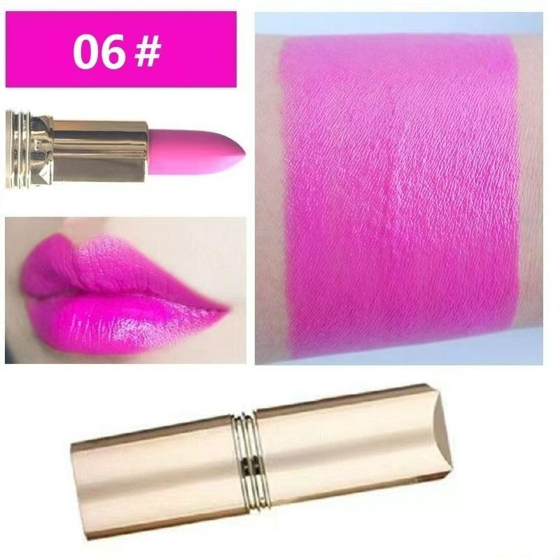 Помада Водонепроницаемая Стойкая Красная Помада Устойчивая Розовая Помада Бархатная Помада Косметика Девушка Женщины Макияж