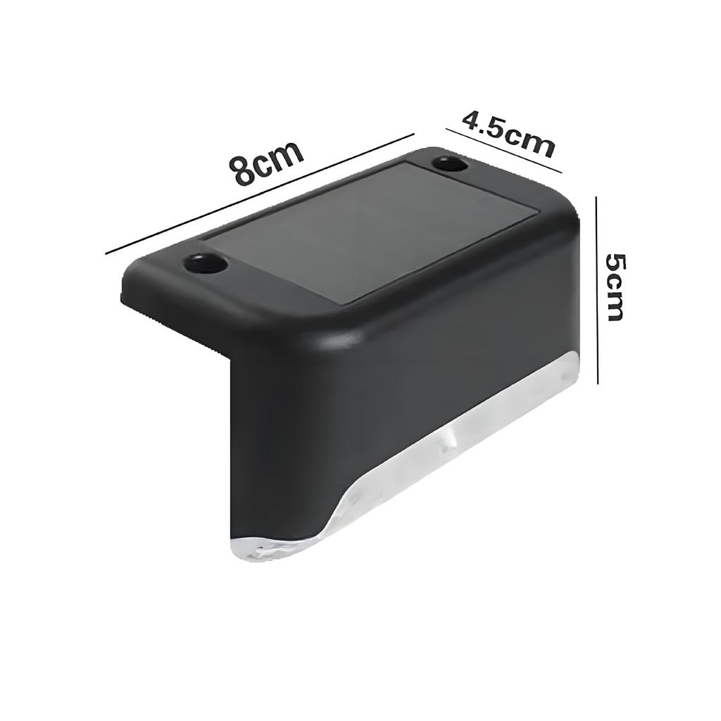 LED Warm White/ColdWhite/RGB Solar Deck Lights Solar Step Lamp Outdoor Waterproof for Stairs,Garden Pathway Fences