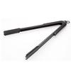 Captain Stag BBQ Tongs 35cm - Wood Grip, Black Titanium
