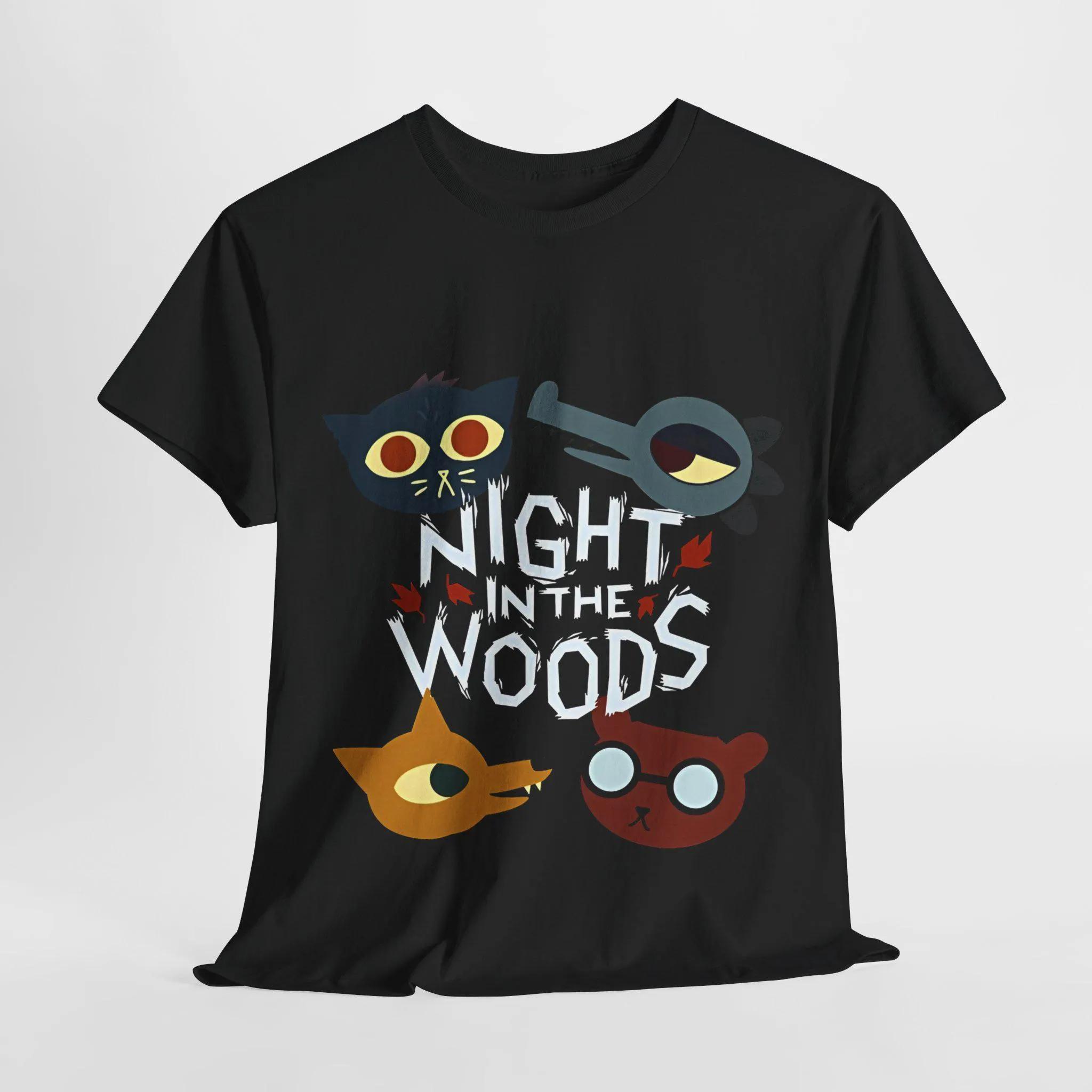 

Night in The Woods Tshirt 100 Cotton Shirt Mens and Womens Summer Comfortable and Fashionable Short Sleeved Top 4XL