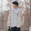 Frühlingskleidung Herren Winddichte Jacke Modetrend Vielseitige Kapuzenjacke für Herren