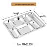 XUNIAN 304 Stainless Steel Rectangular Mess Tray