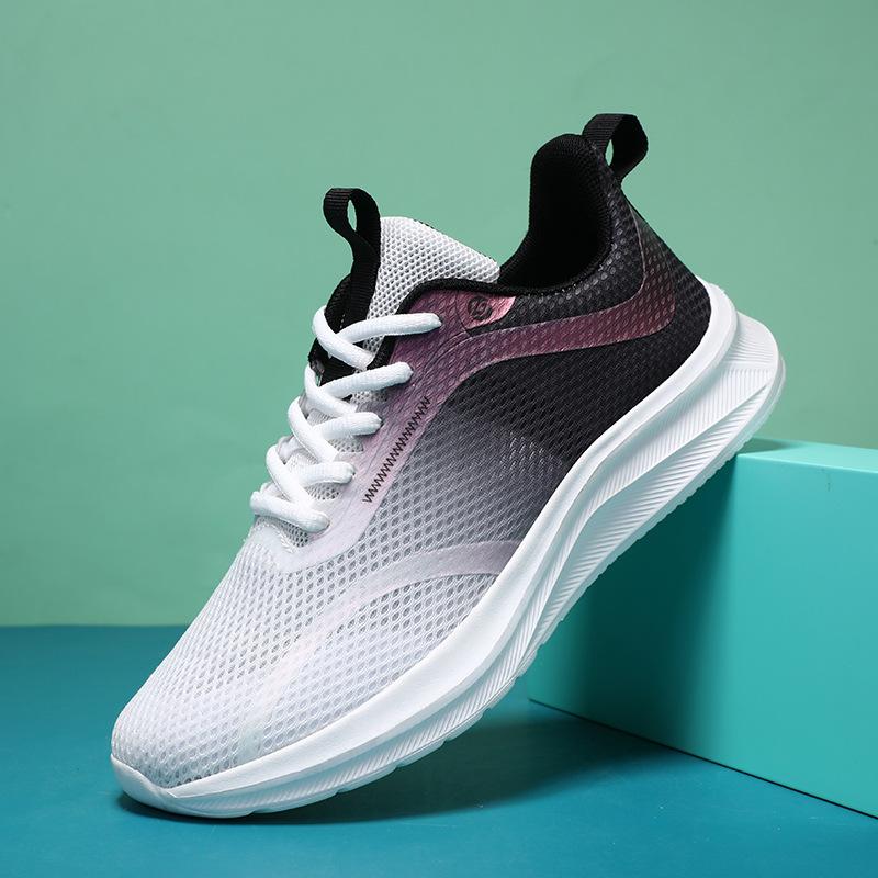 Teen sports shoes children's summer single mesh thin mesh shoes breathable running shoes male students lightweight running shoes