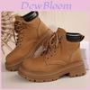 Stylish Women's Martin Boots 2024 New Arrival In Classic British Design With Thick Sole And Chunky Heel Ideal For Autumn And Spring Wear