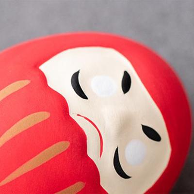 1PCS Japanese Ceramic Daruma Doll Crafts Lucky Charm Fortune Ornament Landscape Home Decor Miniature Accessories Gifts