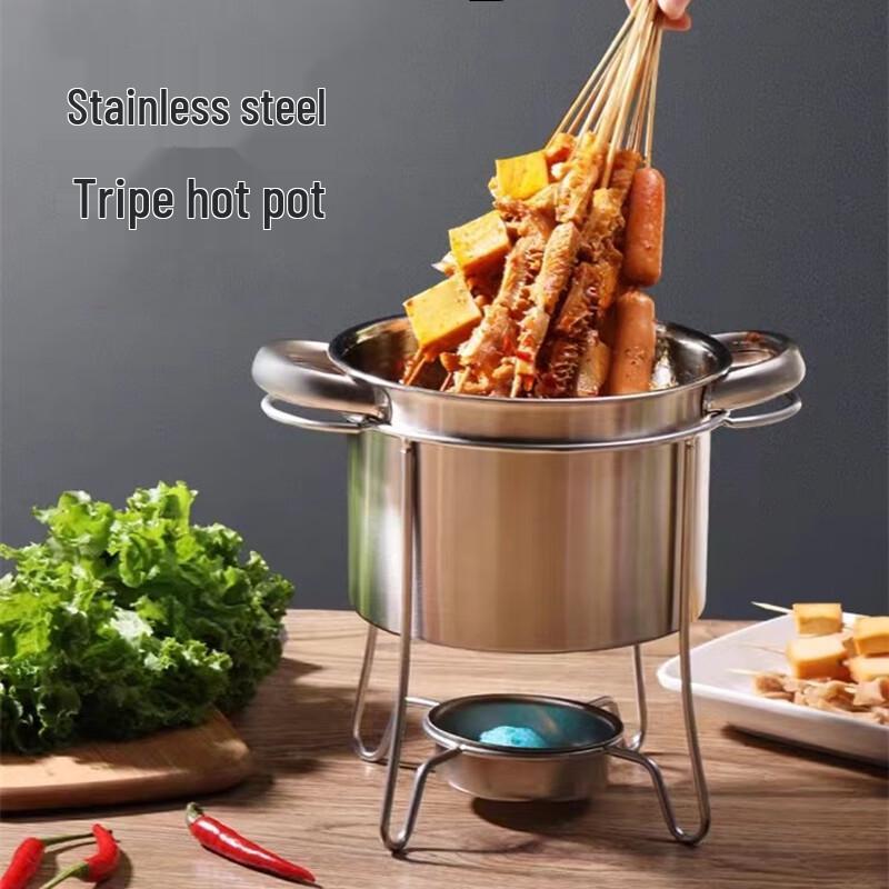 Commercial Stainless Steel Deepened Chuan Chuan Hot Pot