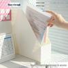 Thickened Double Rod Test Paper Organizer - Large Capacity File Bag with Pull Rod for Student Swivel Folders