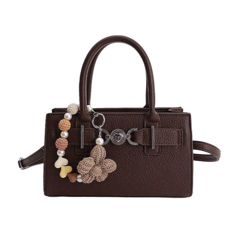 High-end Retro Crossbody Bag, Fashionable Handbag, Single Shoulder Small Square Bag