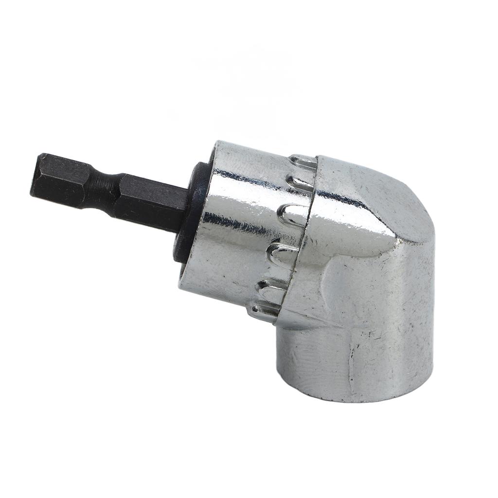 Tournevis Angle Embout 105 degrés Tour Accessoire Perceuse Électrique Extension Embout Hexagonal 1/4 pouce