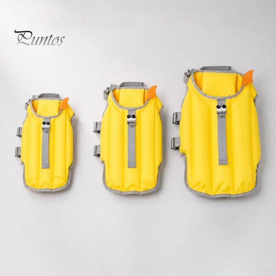 Lightweight Canine Float Coat Dog Life Jacket, High Buoyancy Pet Swim Vest with Chin Rest And Rescue Adjustable Water Safety Gear Handle, Jacket