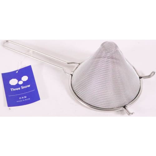 Three Snow Egg Strainer, 12.5cm, 18-8 Stainless Steel, Tsubame-Sanjo, Made In Japan, Three Snow Shinkoshi Works, 31322