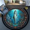 Underwater Adventure Frame Round Area Rug Under Office Chairs Bedroom Living Room Home Decor