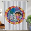 Doras Anti-mosquito Curtains for Camera Elegant Room Curtains 2 Pieces Living Room Curtain Halloween Decoration Shades Partition
