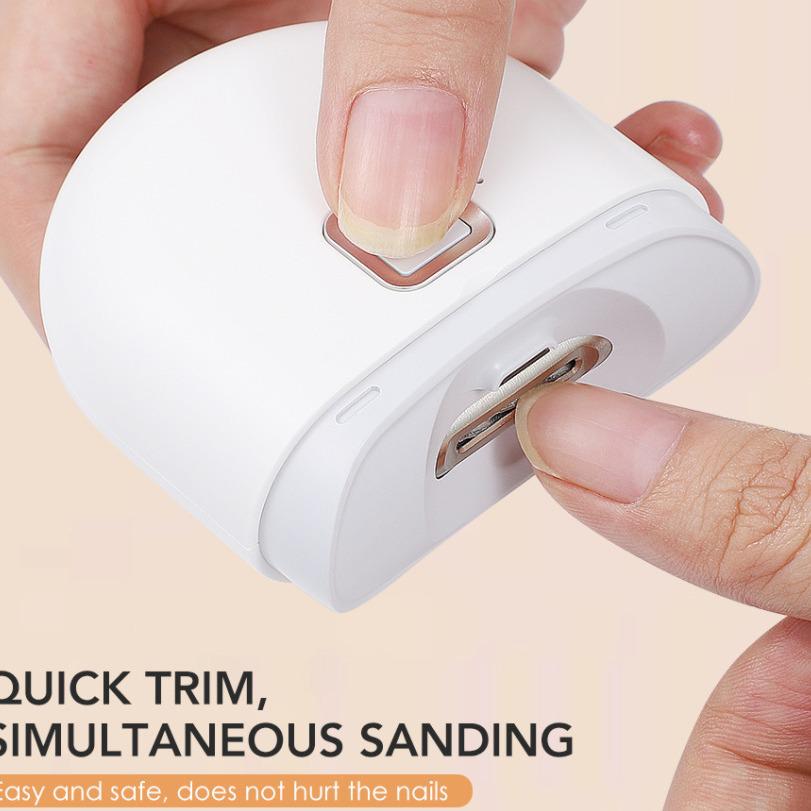 

Умный электрический триммер для ногтей с перекрестным зеркалом: Автоматические машинки для стрижки с защитой от защемления и шлифовальной машинкой