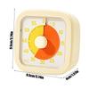 Kids Visual Timer 60-Minute Desk Timer Silent Time Management Tool For Kitchen Bathroom Cooking Study Homework Shower