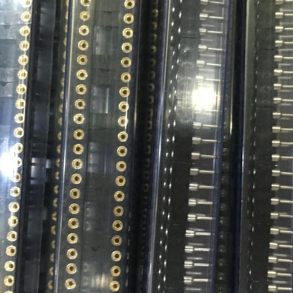 Gold-Plated 8-Pin IC Socket DIP8P Op Amp Base with Round Holes