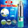 Deep Well Pump High Pressure High Lift Solar Pump Agricultural Irrigation Home Garden 50m Solar Submersible Water Pump DC 12V
