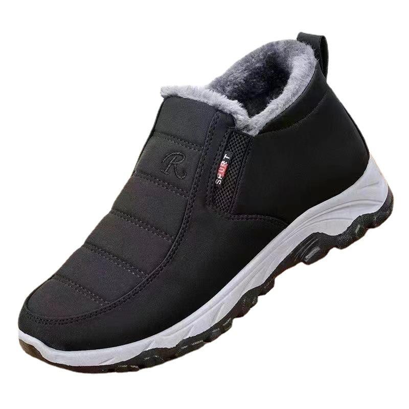 Old Beijing Cloth Shoes for Both Men and Women Middle-aged and Elderly Soft Soled Cotton Shoes Warm and Casual Snow Boots Soft Soled and Anti Slip