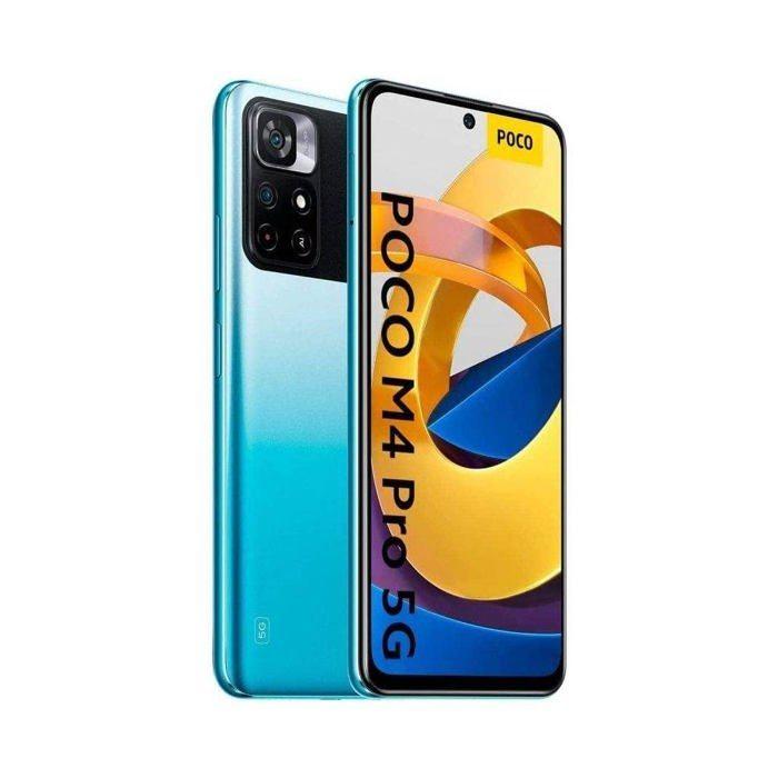Xiaomi Poco M4 Pro 4+64GB Modrý 5G Smartphone NFC Trojitý 50MP Fotoaparát 6.6 Palců FHD+ DotDisplay