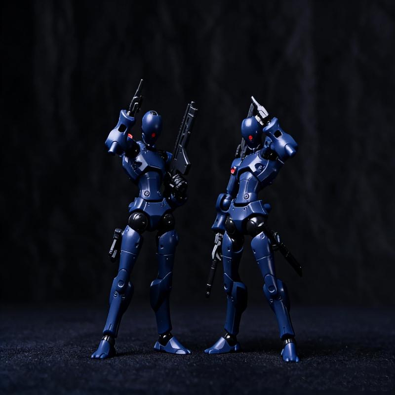 Sheik Mainland 3min-A 1/18 Xenostrike Figurine d'Action Science-Fiction Soldat à Haute Articulation Modèle Jouets Kit d'Assemblage DIY Décoration de Bureau