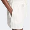 adidas Originals Solid Color Simple High Waist Lace Up Casual Shorts Women Shorts White IS2331