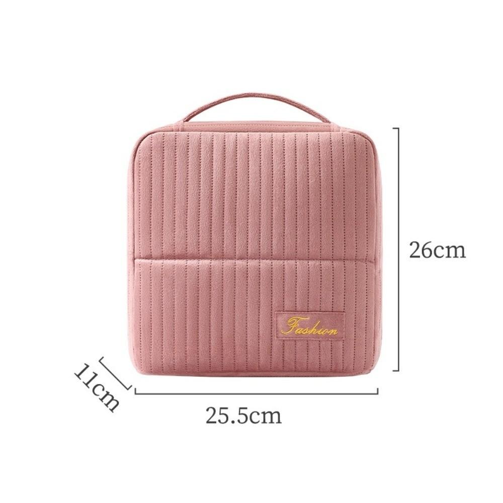 Convenient Portable Makeup Bag Large Capacity Multifunctional Cosmetic Organizer Multi-Compartment Storage Bag Travel