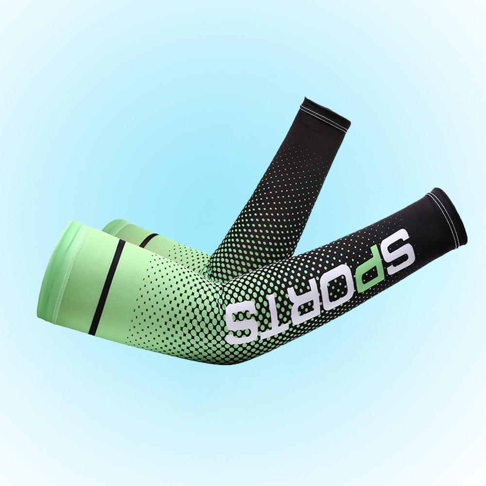 Unisex Ice Silk Sun Protection Arm Sleeves for Spring/Summer – Breathable, Two-Fingerless Design for Driving and Riding