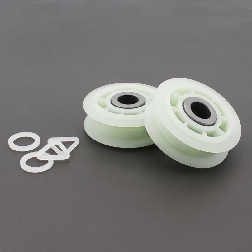 Plastic Dryer Support Wheel  Roller Kit Fit for Whirlpool AP3094197 / PS334244 / 279640
