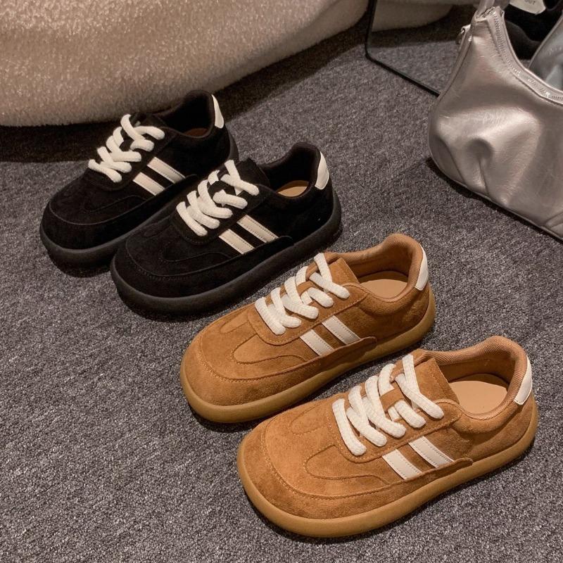 Women Vulcanized Shoes  Spring Autumn New Fashion Vintage Comfortable Board Shoes Lace Up Lightweight Soft Sole Casual Shoes