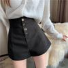 Korean Style Spring & Summer High-Waisted Tweed A-Line Shorts for Women - Casual, Slimming, Versatile, Fashion-Forward
