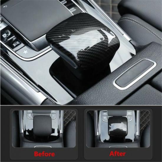 For Mercedes-Benz GLB200/180 2020+ Carbon Fiber Center Console Mouse Cover Trim